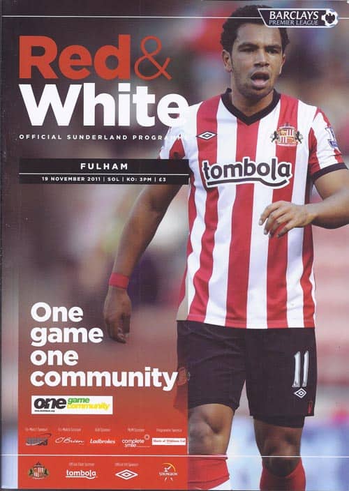 Sunderland FC v Fulham FC